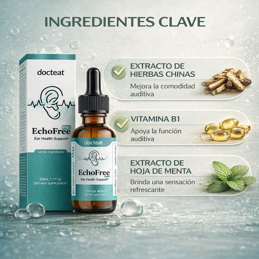 EchoFree Pro - Salud Auditiva Alivio Gotas (Tinnitus)